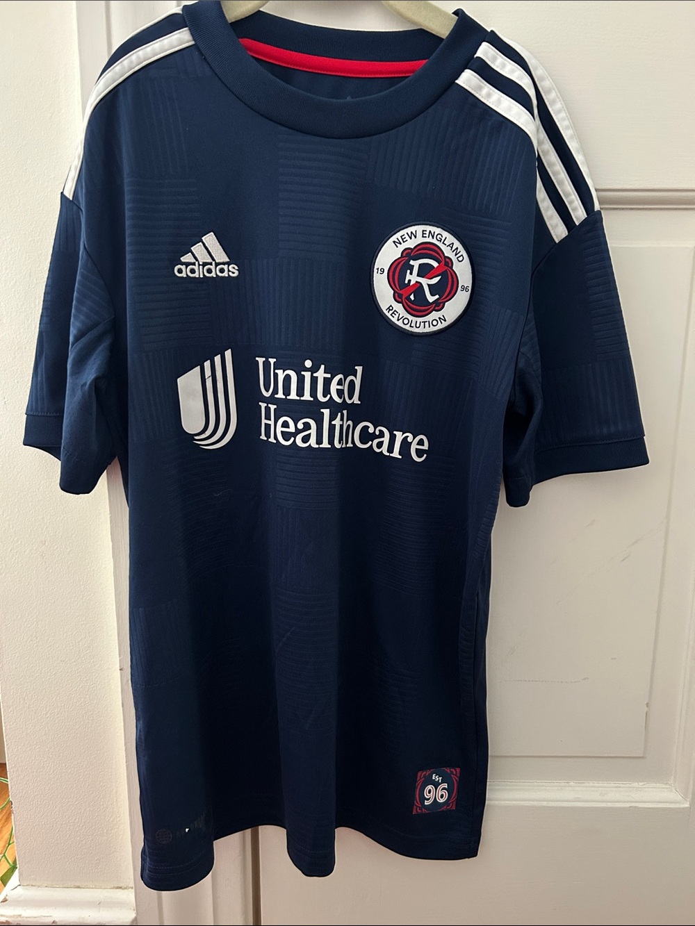 Kids Navy Blue Adidas Revolution Jersey